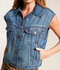 Premium Shrunken 90s Denim Vest