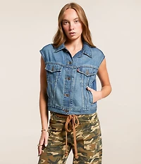 Premium Shrunken 90s Denim Vest