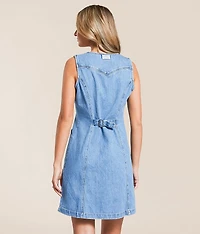 Vianna Denim Mini Dress