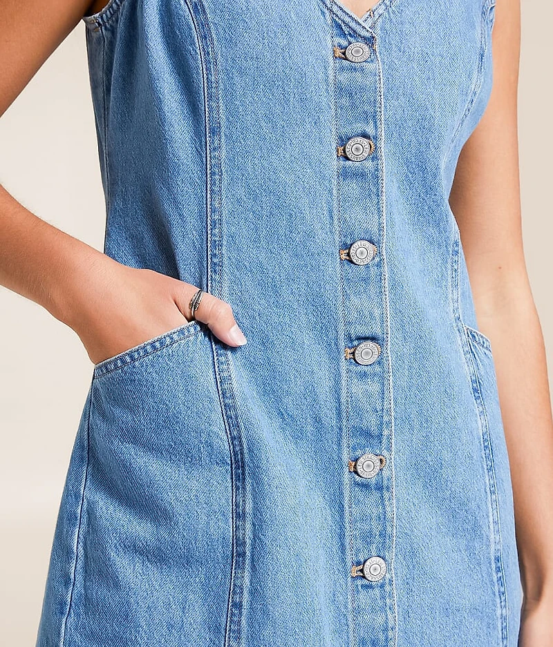 Vianna Denim Mini Dress