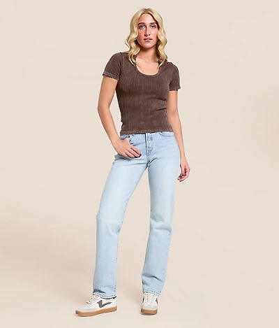 Premium 501 Curve Straight Stretch Jean