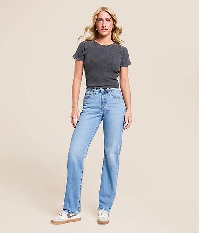 Premium 501 Curve Straight Stretch Jean