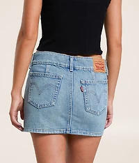 Superlow Denim Mini Skirt