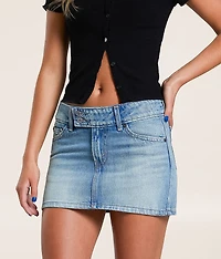 Superlow Denim Mini Skirt