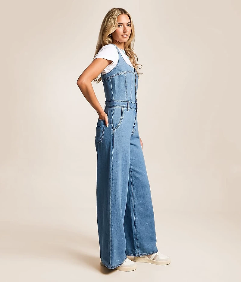 Audra Seamed Denim Jumpsuit