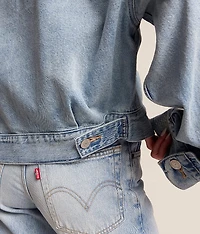 Premium Loose Cropped Trucker Jacket