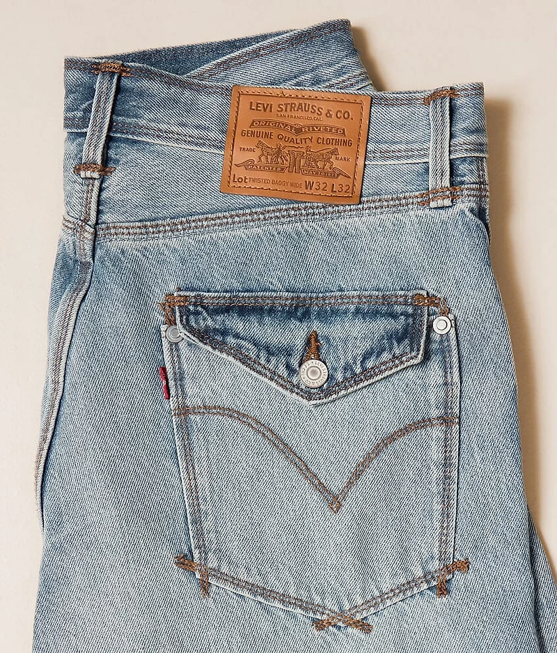 Twisted Baggy Wide Leg Jean