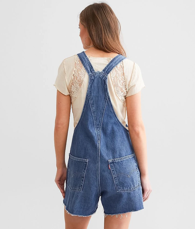 Vintage Denim Overall Short