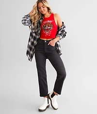 Ribcage Straight Ankle Stretch Jean
