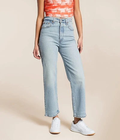 Premium Ribcage Ankle Straight Stretch Jean