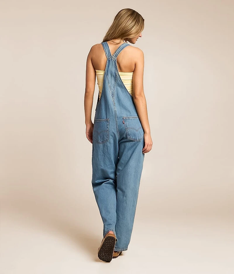 Vintage Straight Denim Overalls