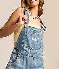 Vintage Straight Denim Overalls