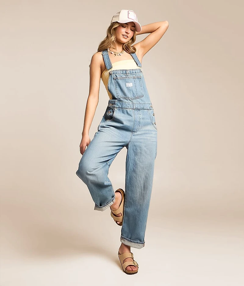 Vintage Straight Denim Overalls