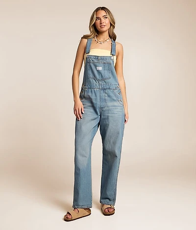 Vintage Straight Denim Overalls