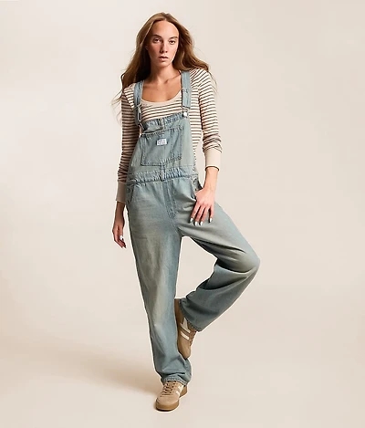 Vintage Classic Straight Denim Overalls