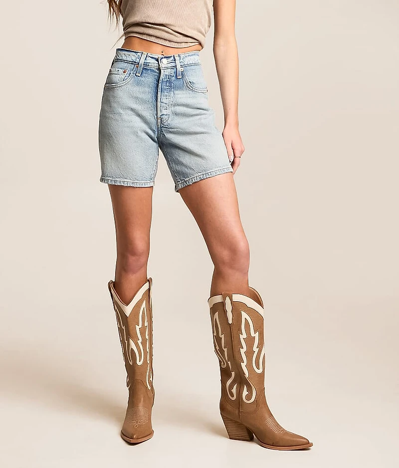 Premium 501 Mid-Thigh Stretch Short