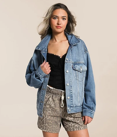 Premium 90s Denim Trucker Jacket