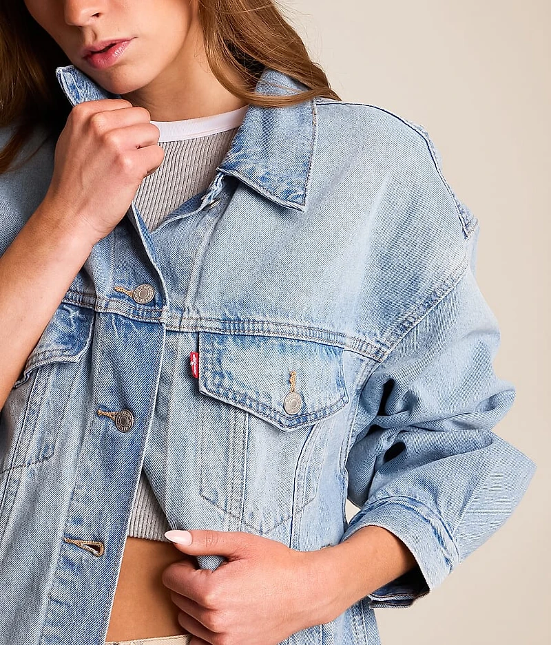 90s Trucker Oversized Denim Jacket