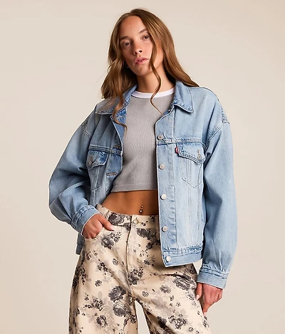 90s Trucker Oversized Denim Jacket