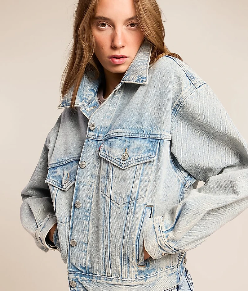 90s Trucker Oversized Denim Jacket