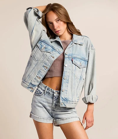 90s Trucker Oversized Denim Jacket