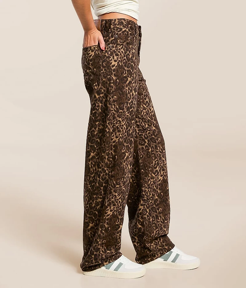 Baggy Cheetah Dad Jean