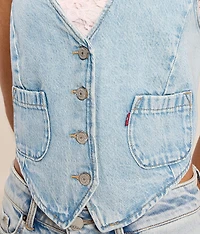 Tailored Denim Vest