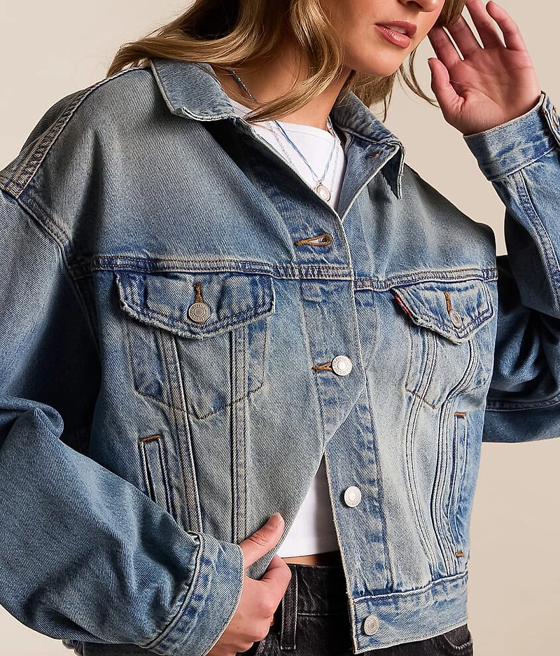 Premium Shrunken 90s Trucker Jacket