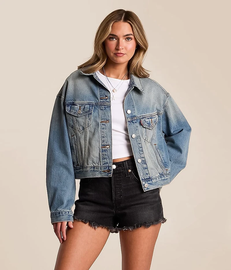 Premium Shrunken 90s Trucker Jacket