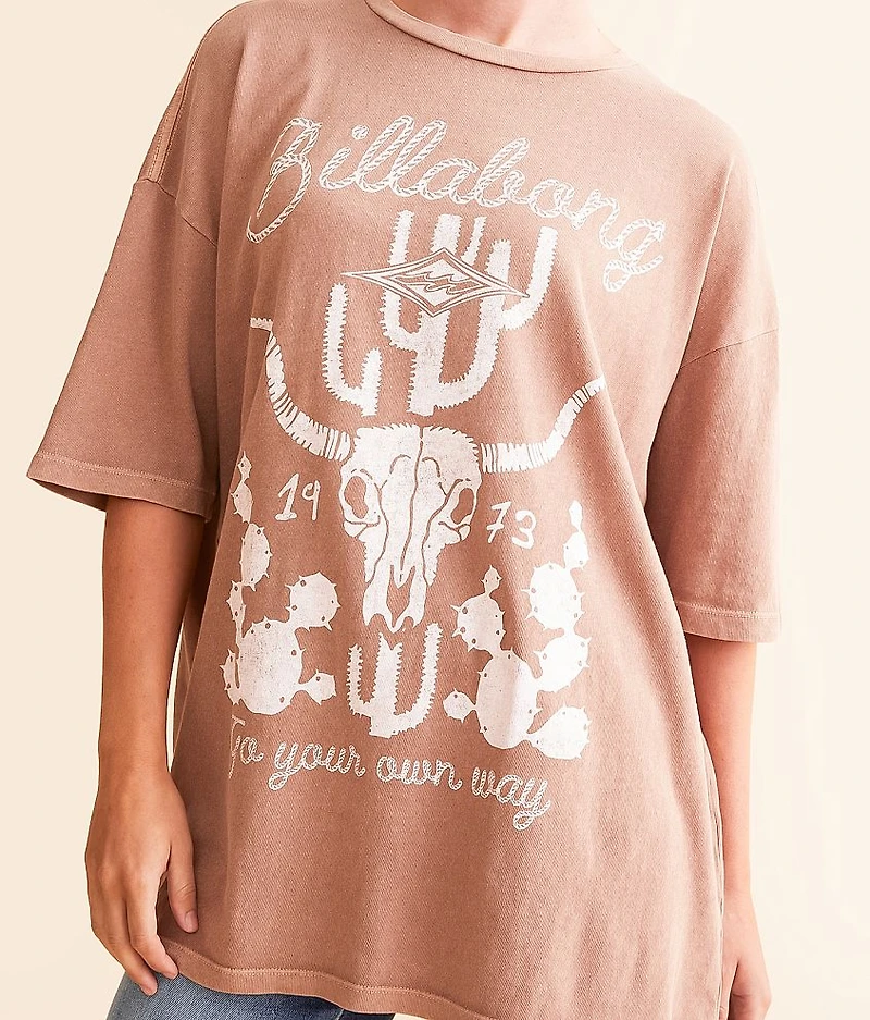Go Your Own Way Oversized T-Shirt