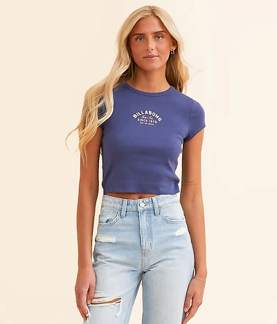Ride The Waves Cropped Baby T-Shirt