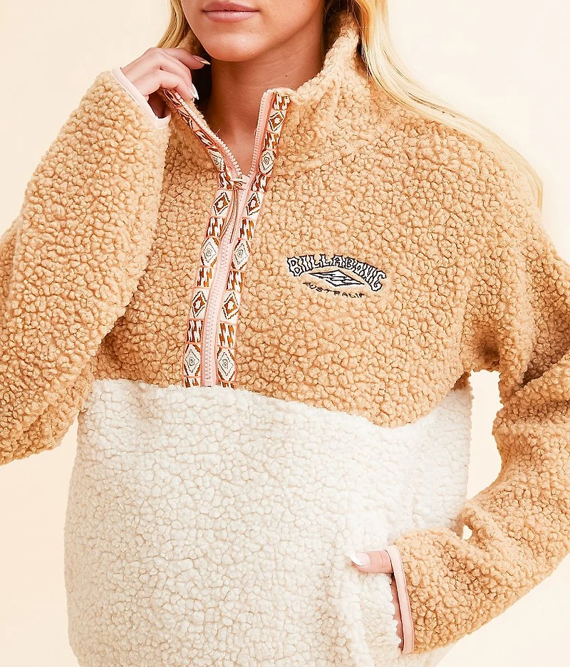 Horizon Half Zip Sherpa Pullover