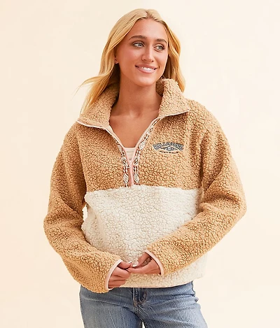 Horizon Half Zip Sherpa Pullover