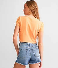 Hooked On Tropics Cropped T-Shirt