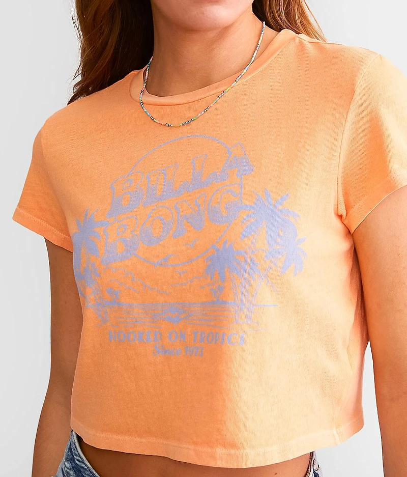 Hooked On Tropics Cropped T-Shirt