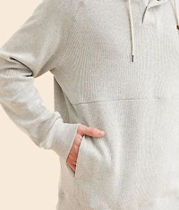 Port Hooded Henley Pullover