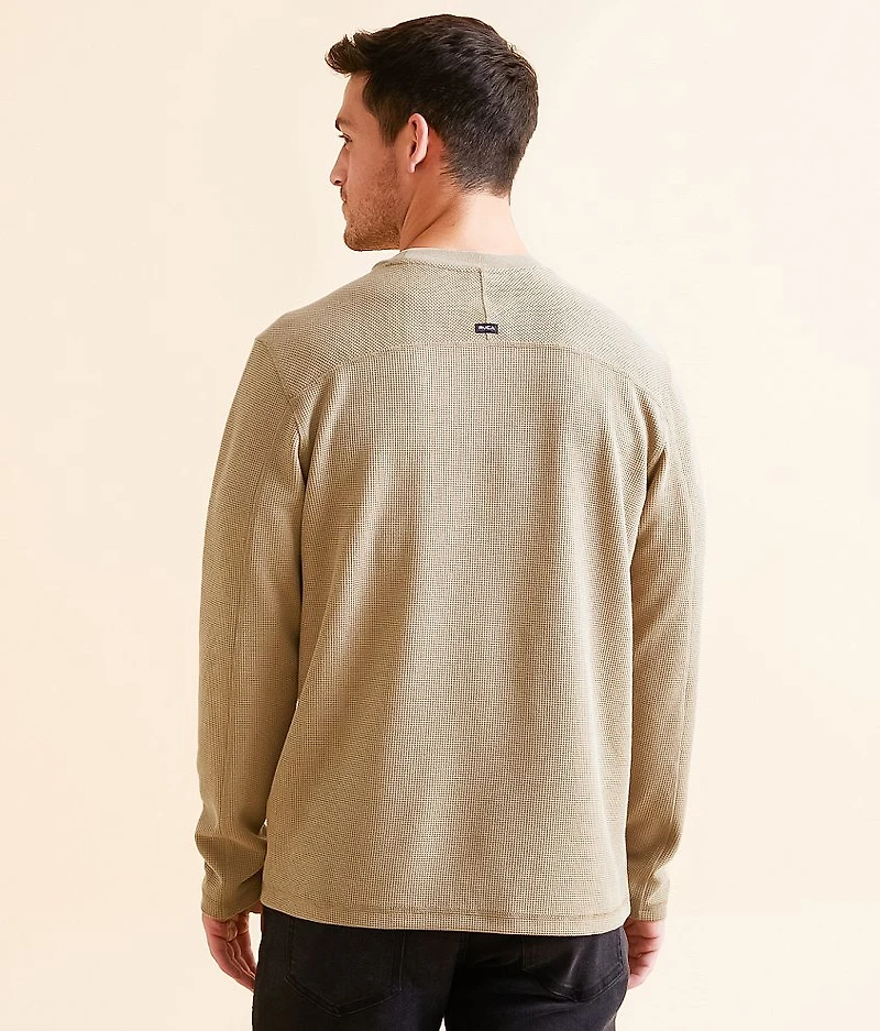 Cable Waffle Pullover
