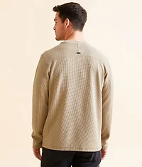 Cable Waffle Pullover