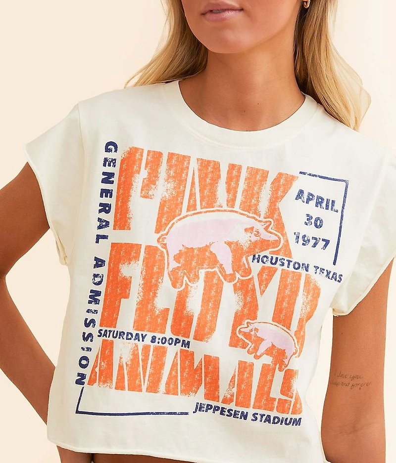 Pink Floyd Animals Cropped Band T-Shirt