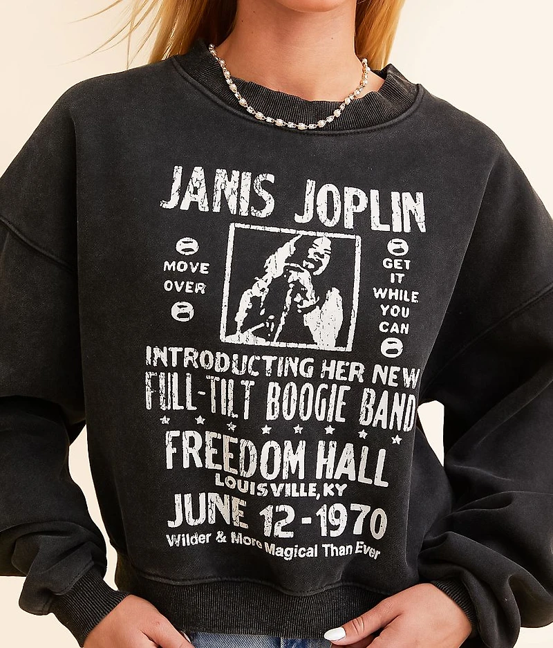 Janis Joplin Washed Band Pullover