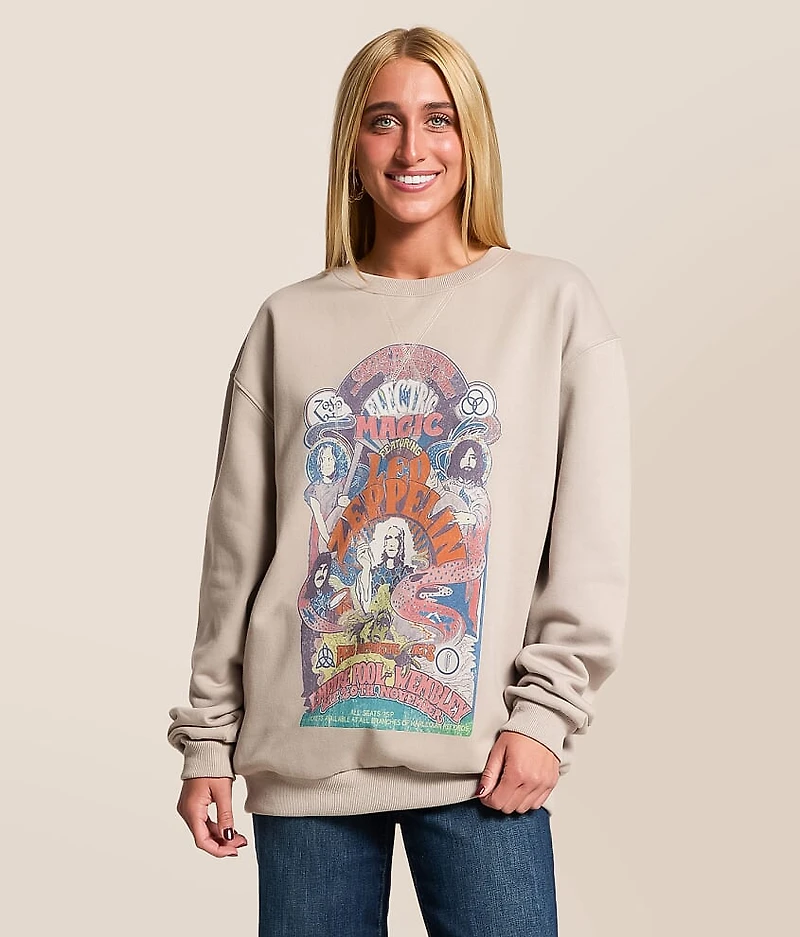 Led Zeppelin Oversized Band Pullover
