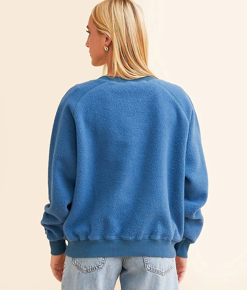 Led Zeppelin Reverse Fleece Band Pullover