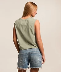 Led Zeppelin Cropped Band Tank Top