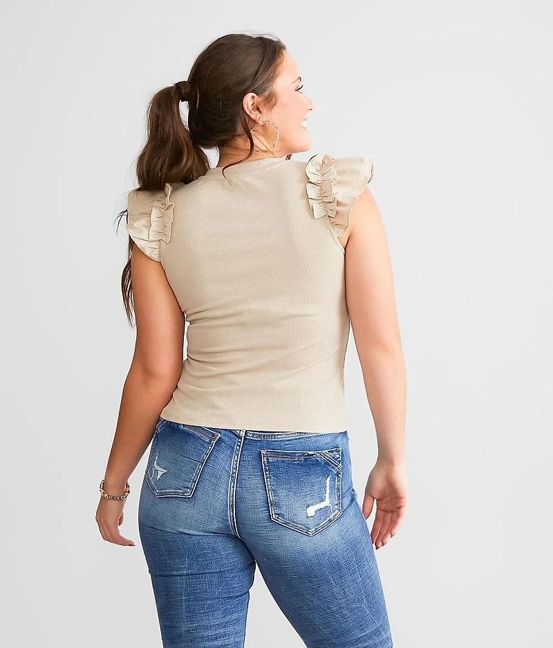 Ruffled Tank Top