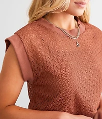 Lace Cropped Top