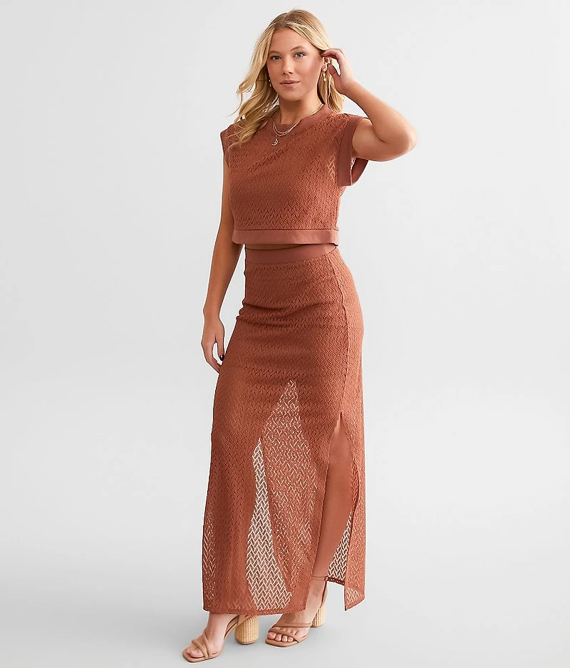 Lace Cropped Top