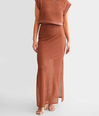 Lace Midi Skirt