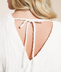 Textured Dolman Knit Top