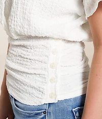 Textured Dolman Knit Top