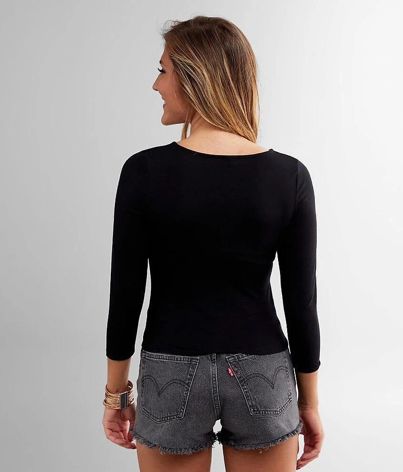 Fitted Cut-Out Top